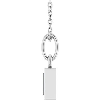 1/6 CT Natural Diamond Bezel-Set 16-18" Necklace