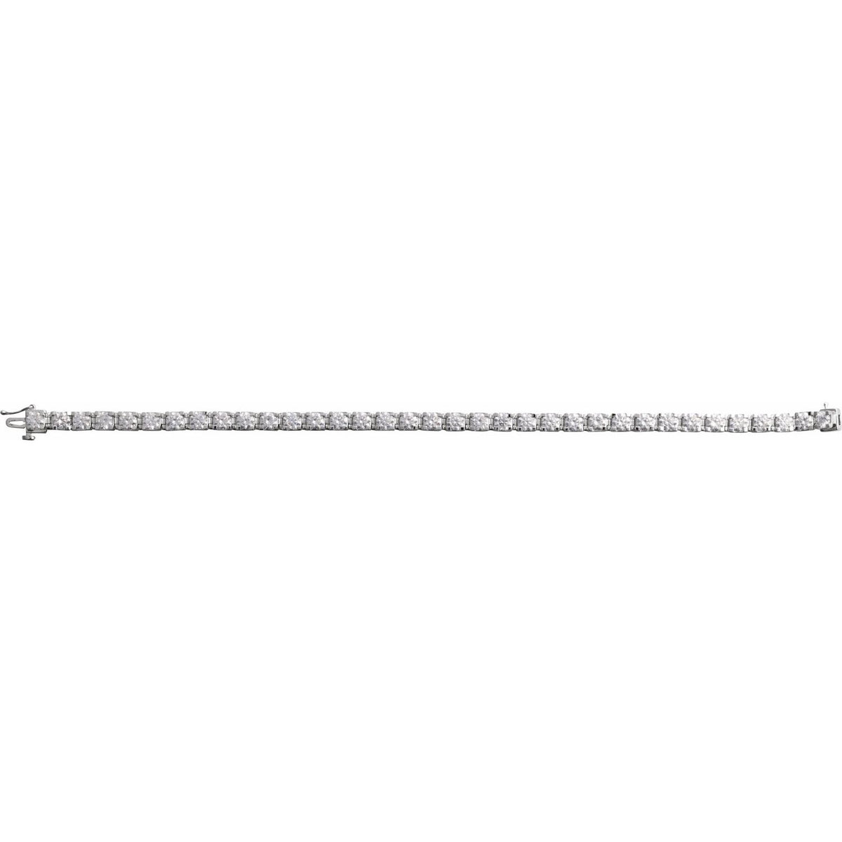 8 CTW Lab-Grown Diamond Line 7 1/4" Bracelet