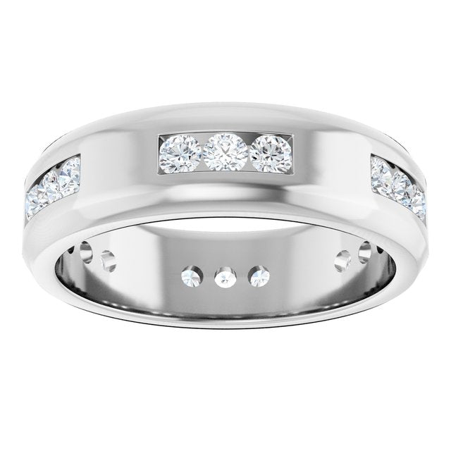1 CTW Natural Diamond Band, 6.5 mm