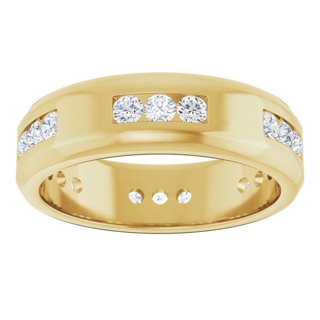1 CTW Natural Diamond Band, 6.5 mm