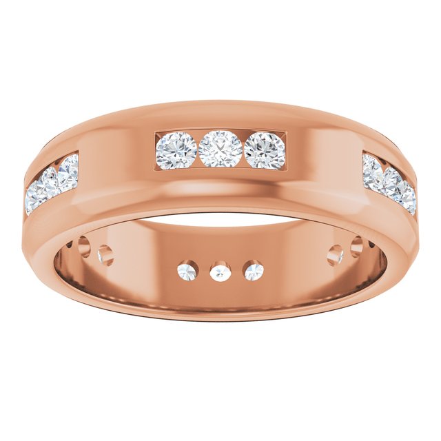 1 CTW Natural Diamond Band, 6.5 mm