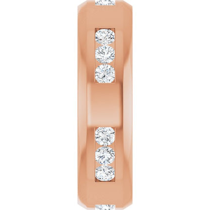 1 CTW Natural Diamond Band, 6.5 mm