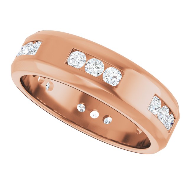 1 CTW Natural Diamond Band, 6.5 mm