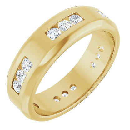 1 CTW Natural Diamond Band, 6.5 mm
