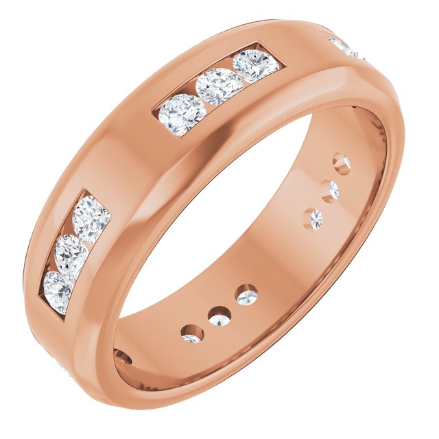 1 CTW Natural Diamond Band, 6.5 mm