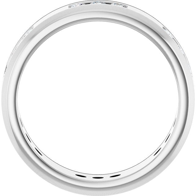 1 CTW Natural Diamond Band, 6.5 mm