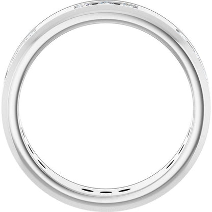 1 CTW Natural Diamond Band, 6.5 mm