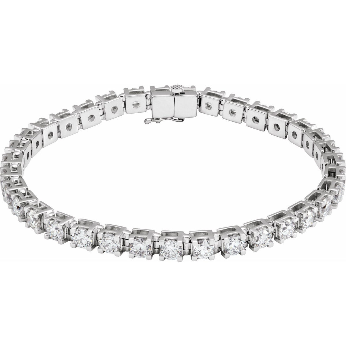 8 CTW Lab-Grown Diamond Line 7 1/4" Bracelet