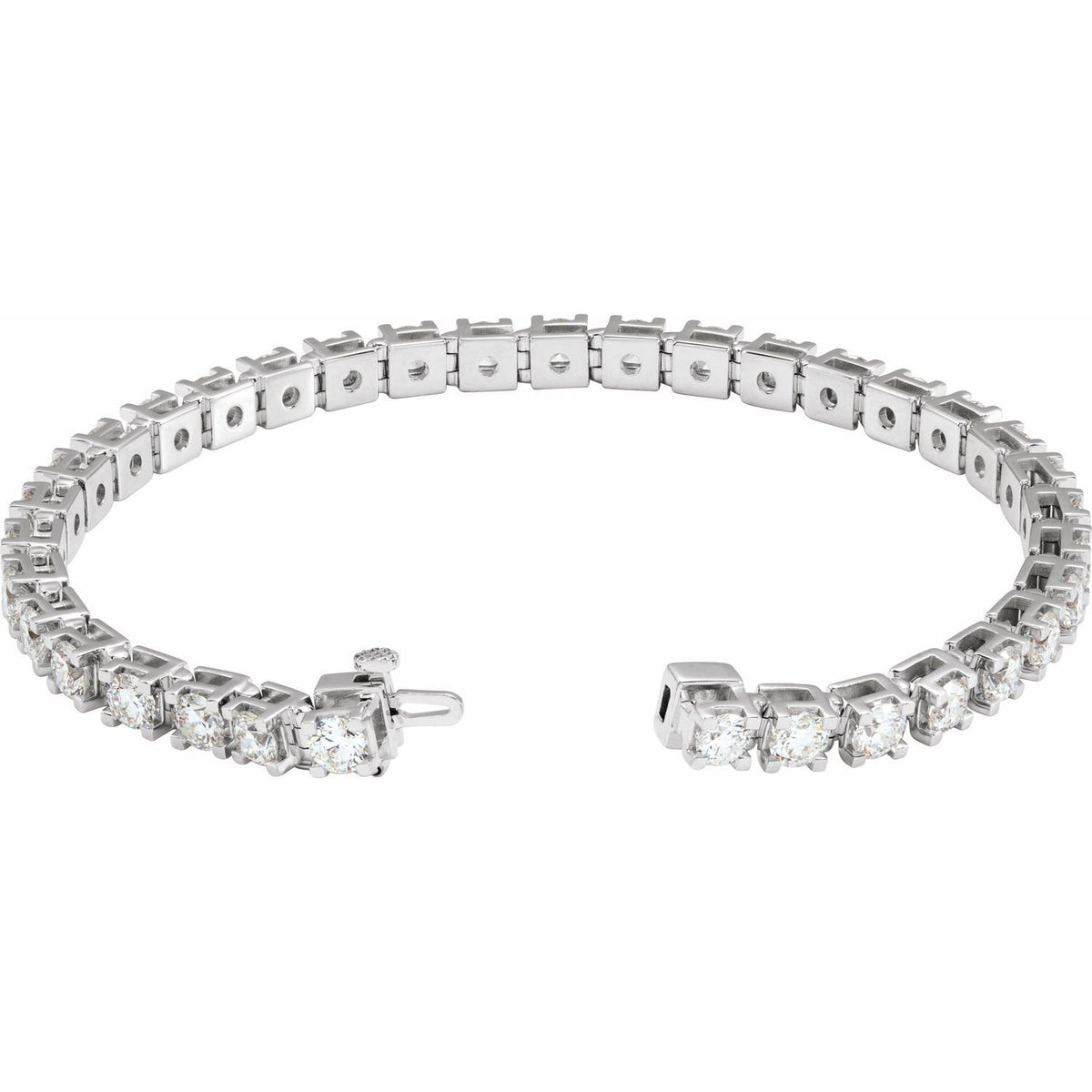 8 CTW Lab-Grown Diamond Line 7 1/4" Bracelet