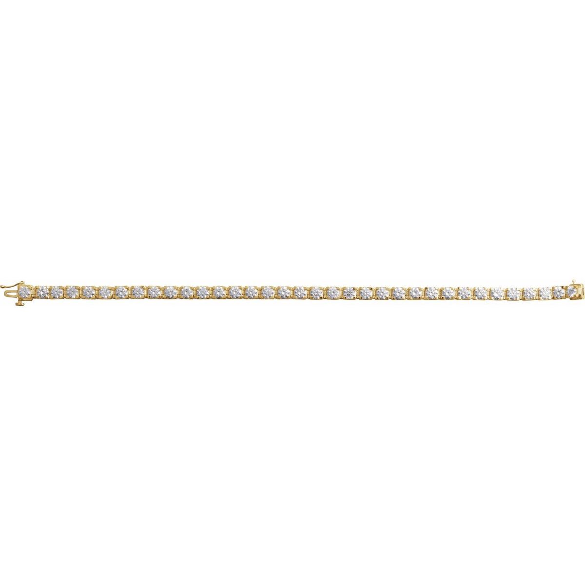 8 CTW Lab-Grown Diamond Line 7 1/4" Bracelet