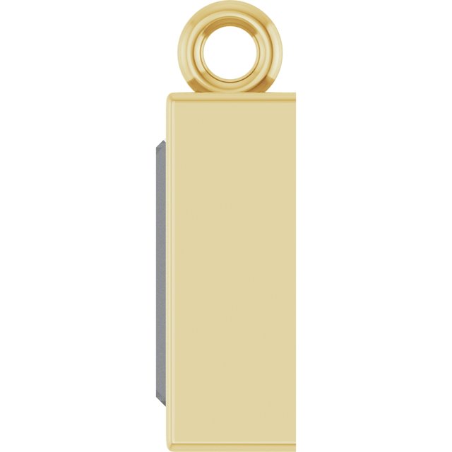 3/8 CT Natural Diamond Dangle, 3.9 mm x 8.7 mm