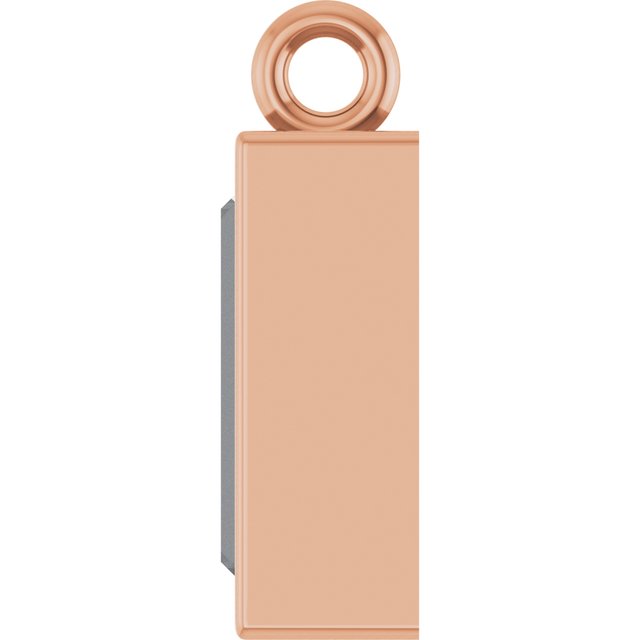 3/8 CT Lab-Grown Diamond Dangle, 3.9 mm x 8.7 mm