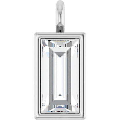 1/10 CT Natural Diamond Dangle, 2.9 mm x 6.7 mm