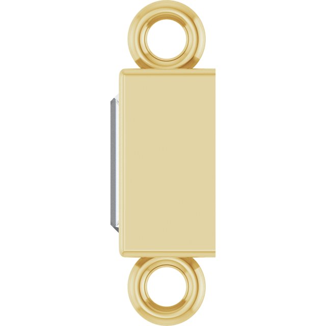 1/10 CT Lab-Grown Diamond Bezel-Set Link, 2.9 mm x 8.5 mm, Style 2