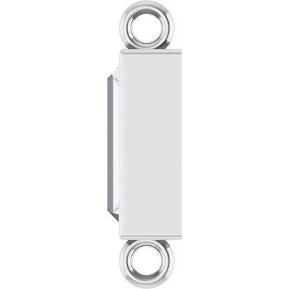 3/8 CT Natural Diamond Bezel-Set Link, 3.9 mm x 10.5 mm, Style 2