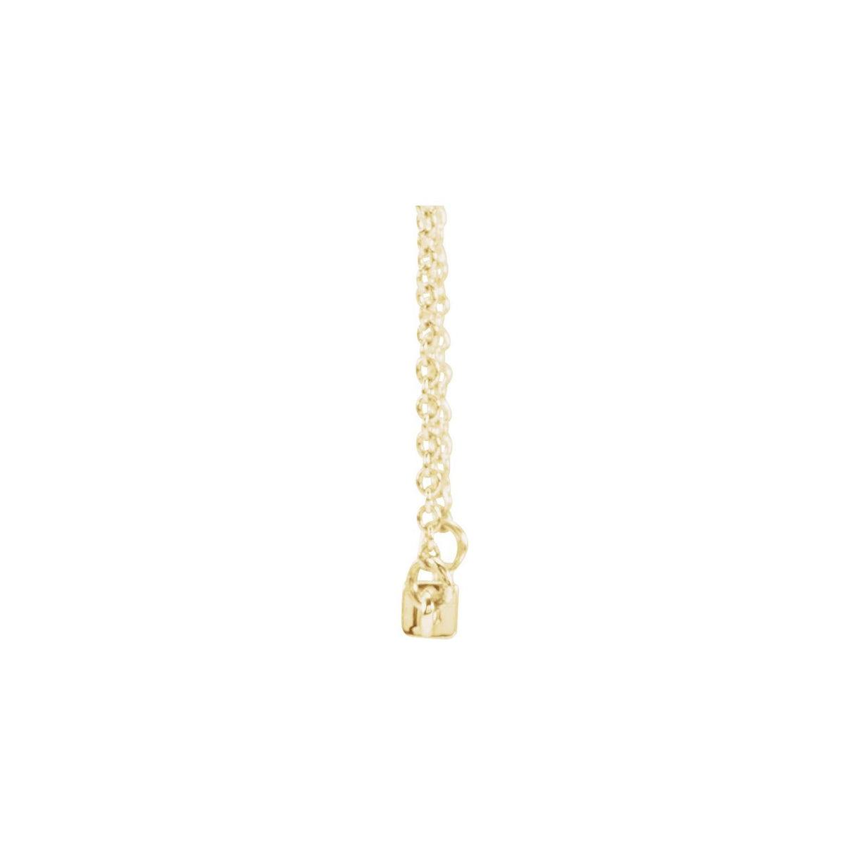 Engravable Four-Sided Bar 18" Necklace