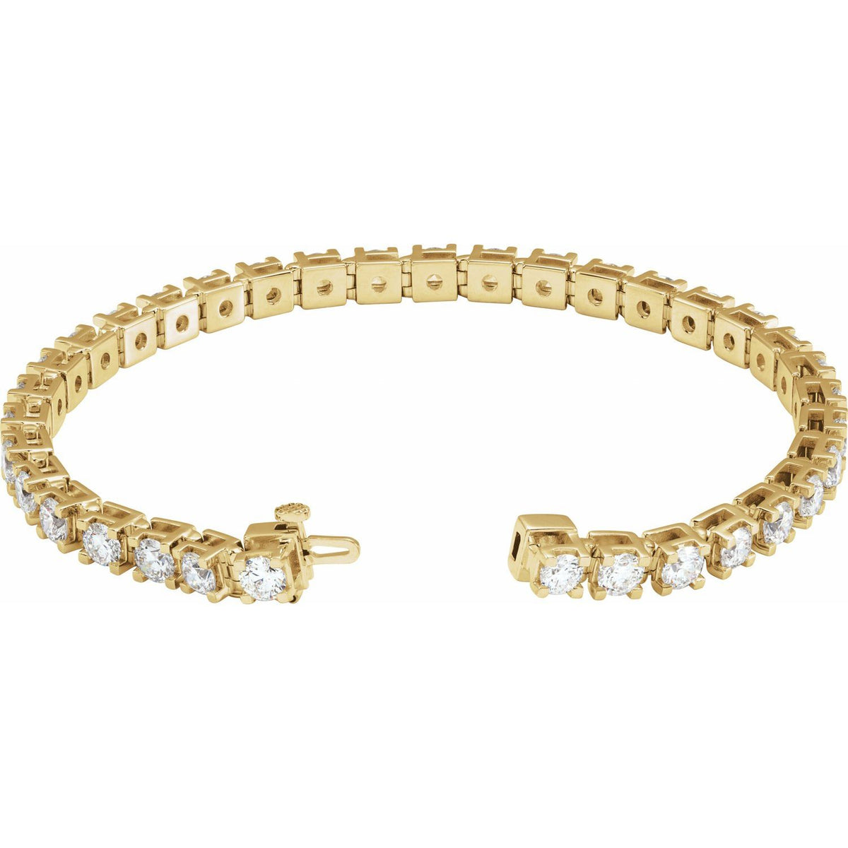 8 CTW Lab-Grown Diamond Line 7 1/4" Bracelet