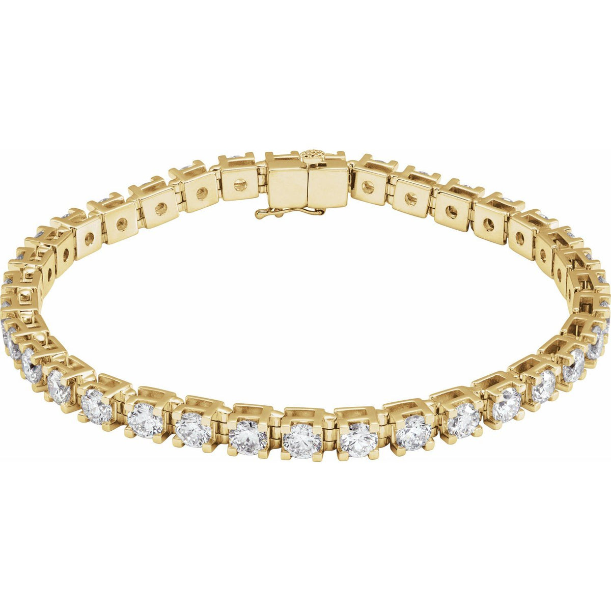 8 CTW Lab-Grown Diamond Line 7 1/4" Bracelet