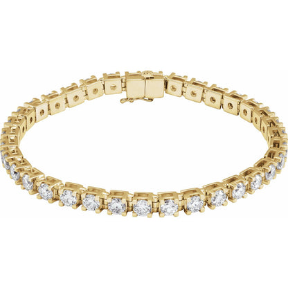 8 CTW Lab-Grown Diamond Line 7 1/4" Bracelet
