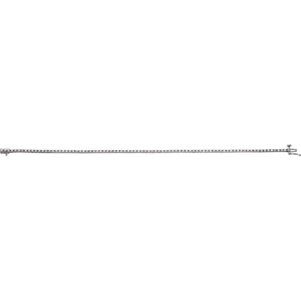 7/8 CTW Lab-Grown Diamond Line 7 1/4" Bracelet