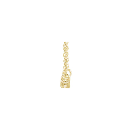 Engravable Four-Sided Bar 18" Necklace
