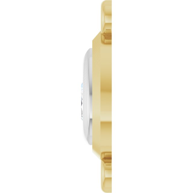 1/5 Natural Diamond Bezel-Set Link