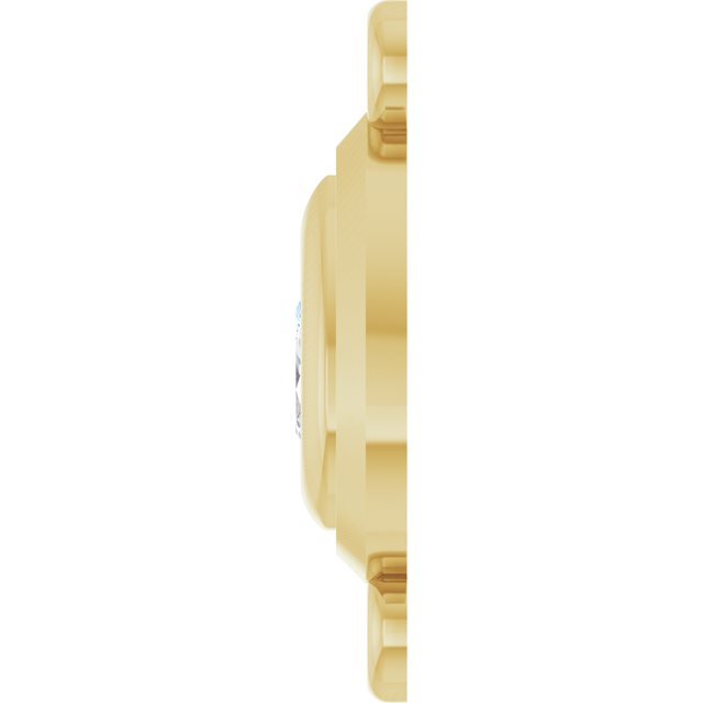 1/5 Natural Diamond Bezel-Set Link