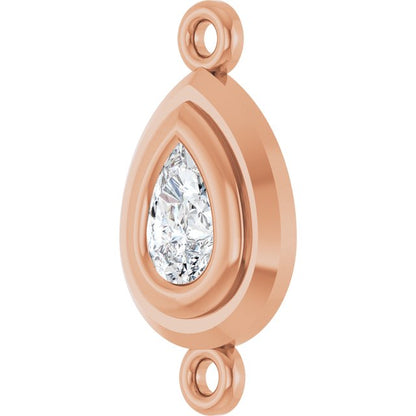 1/3 Lab-Grown Diamond Bezel-Set Link