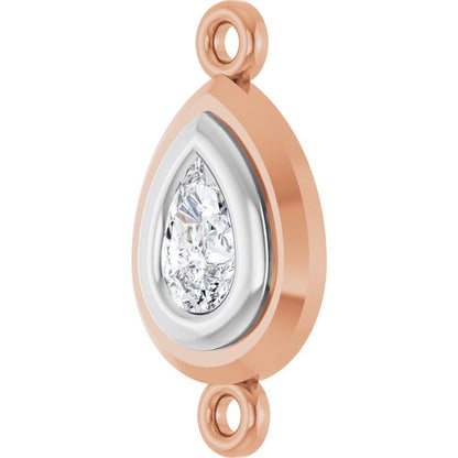 1/3 Lab-Grown Diamond Bezel-Set Link