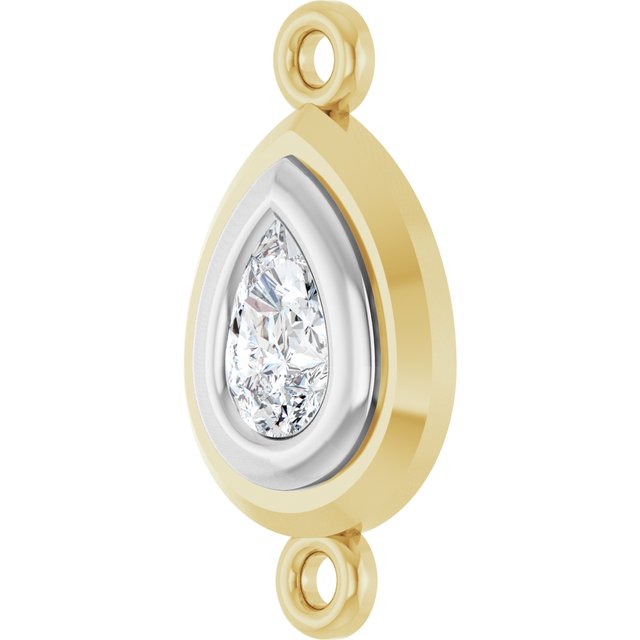1/3 Lab-Grown Diamond Bezel-Set Link