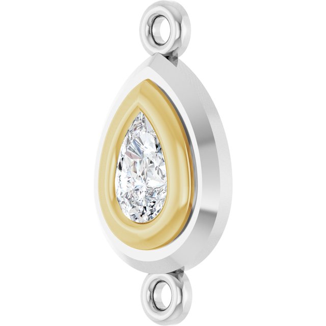 1/3 Lab-Grown Diamond Bezel-Set Link