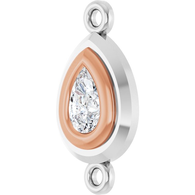 1/3 Lab-Grown Diamond Bezel-Set Link