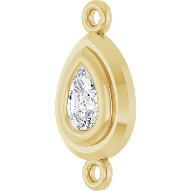 1/3 Lab-Grown Diamond Bezel-Set Link