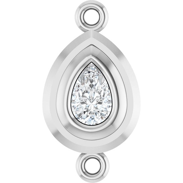 1/3 Lab-Grown Diamond Bezel-Set Link
