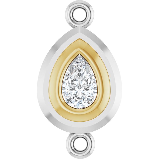 1/3 Lab-Grown Diamond Bezel-Set Link