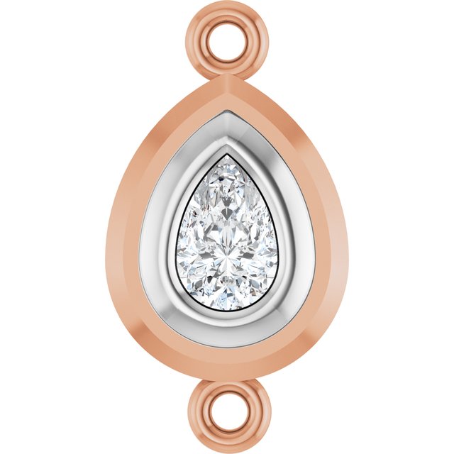 1/3 Lab-Grown Diamond Bezel-Set Link