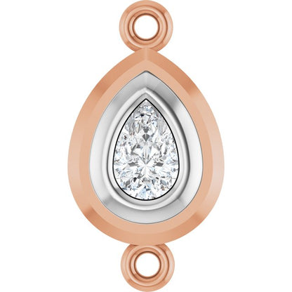 1/3 Lab-Grown Diamond Bezel-Set Link