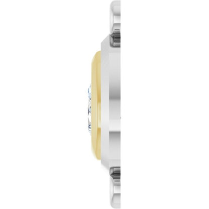1/3 Natural Diamond Bezel-Set Link
