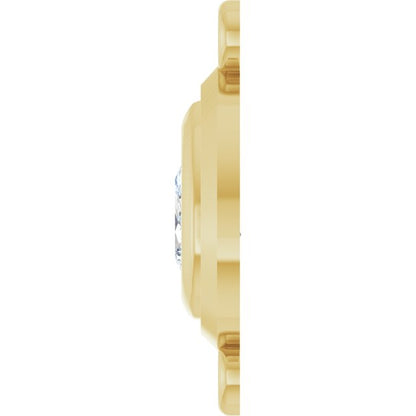 1/3 Lab-Grown Diamond Bezel-Set Link