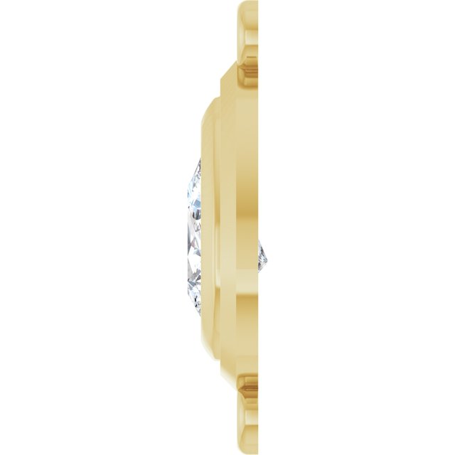 3/4 Lab-Grown Diamond Bezel-Set Link