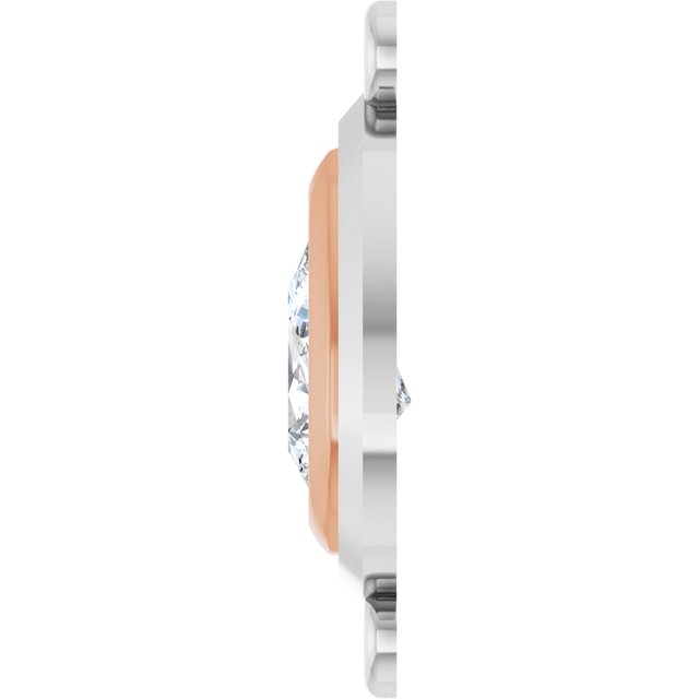 3/4 Lab-Grown Diamond Bezel-Set Link
