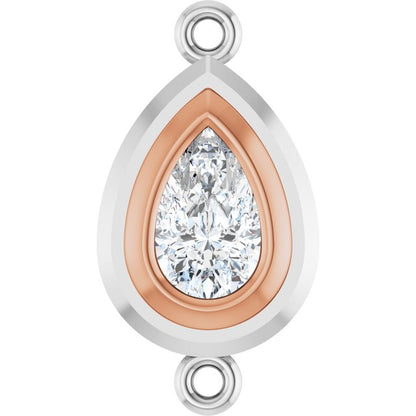 3/4 Lab-Grown Diamond Bezel-Set Link
