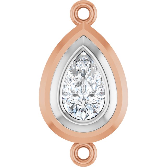 3/4 Lab-Grown Diamond Bezel-Set Link