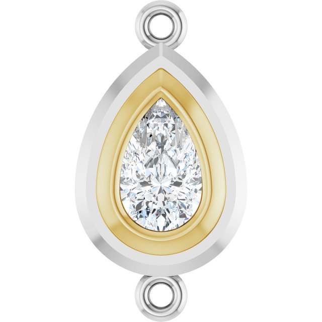 3/4 Lab-Grown Diamond Bezel-Set Link