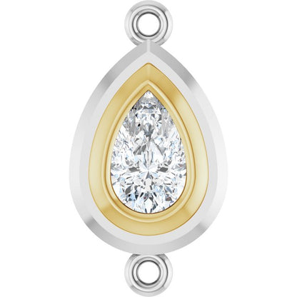 3/4 Lab-Grown Diamond Bezel-Set Link