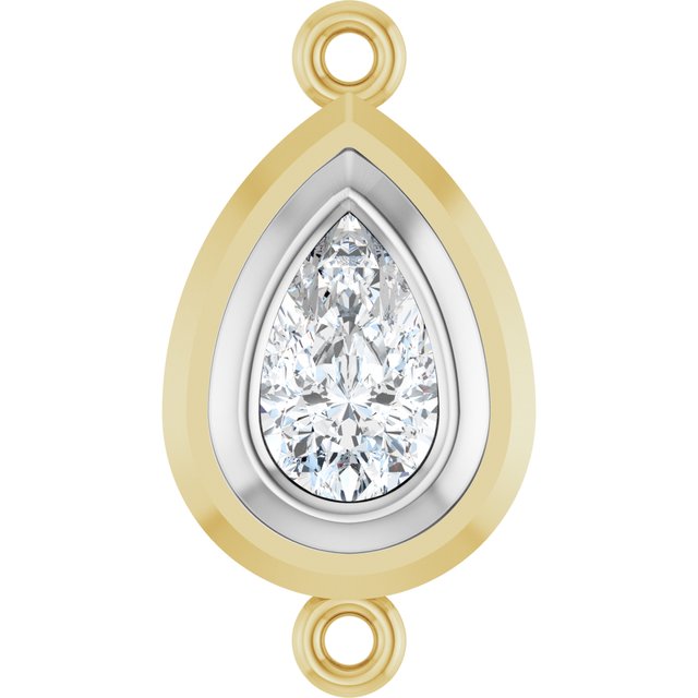 3/4 Lab-Grown Diamond Bezel-Set Link