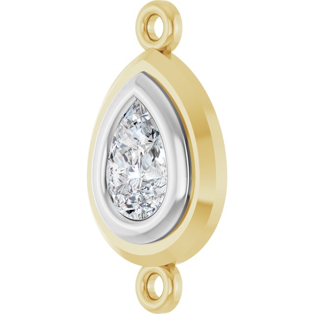 1/2 Lab-Grown Diamond Bezel-Set Link