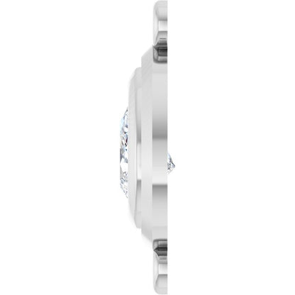 1/2 Natural Diamond Bezel-Set Link