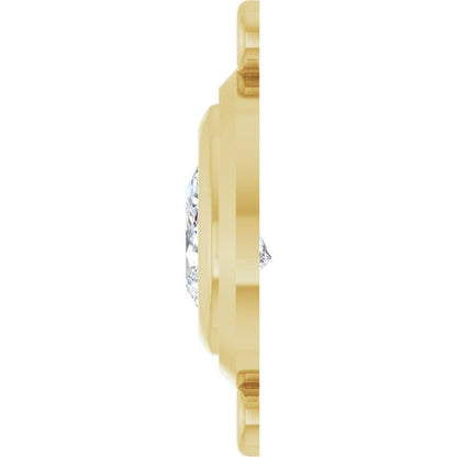 1/2 Lab-Grown Diamond Bezel-Set Link