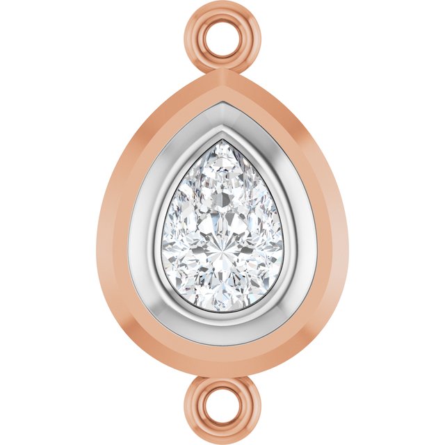 1/2 Lab-Grown Diamond Bezel-Set Link
